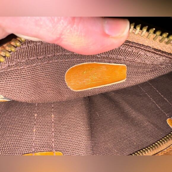 GUCCI Vintage 70's GG Boston Bag in Orange Stripe Brown Canvas Doctor Bag - Picture 11 of 16